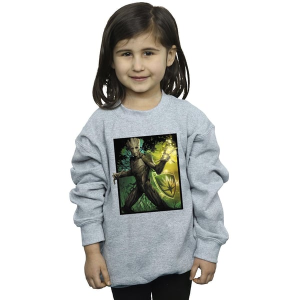 Marvel Girls Guardians Of The Galaxy Groot Forest Energy Sweatshirt
