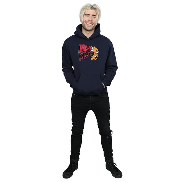 Tom And Jerry Mens Macho Mouse Hoodie