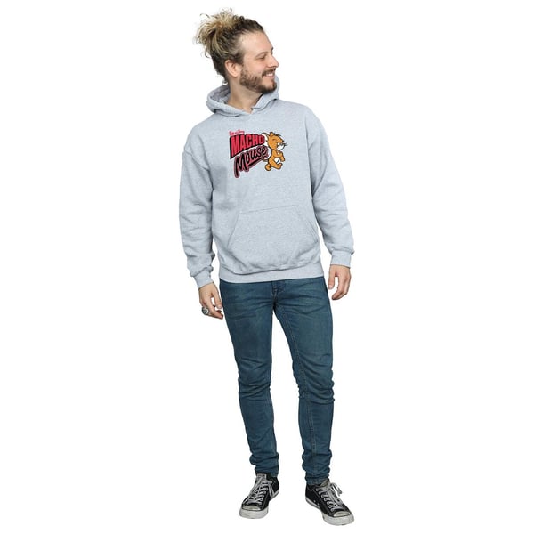 Tom And Jerry Mens Macho Mouse Hoodie