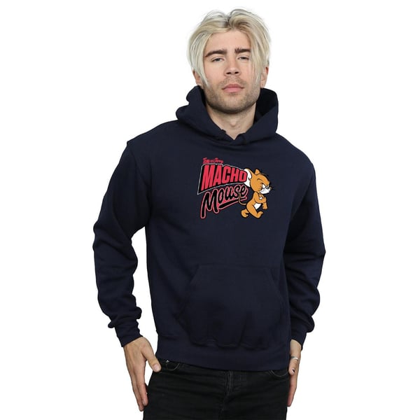 Tom And Jerry Mens Macho Mouse Hoodie