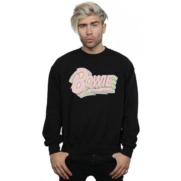 David Bowie Mens Pastel Bowie Sweatshirt
