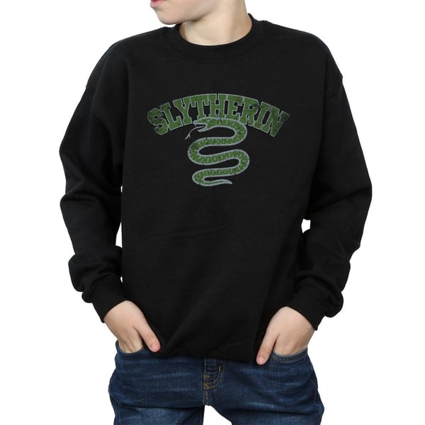 Harry Potter Boys Slytherin Sport Emblem Sweatshirt