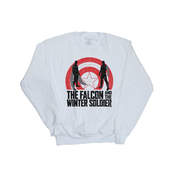 Marvel Womens/Ladies The Falcon And The Winter Soldier Shield Silhouettes Sweatshirt