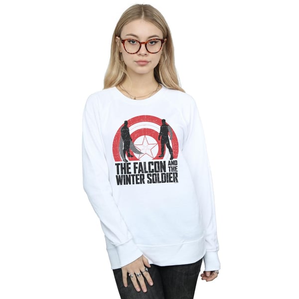 Marvel Womens/Ladies The Falcon And The Winter Soldier Shield Silhouettes Sweatshirt