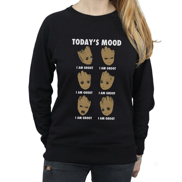Guardians Of The Galaxy Womens/Ladies Today´s Mood Groot Sweatshirt