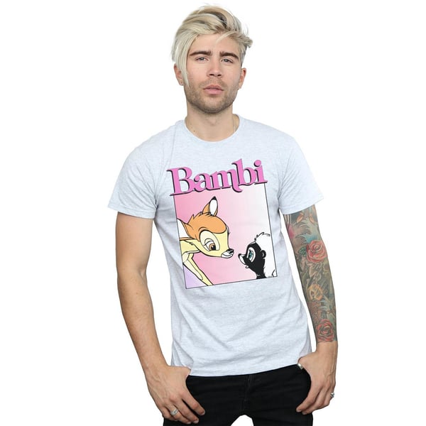 Disney Mens Bambi Nice To Meet You T-Shirt