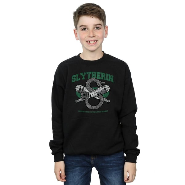 Harry Potter Boys Slytherin Quidditch Emblem Sweatshirt