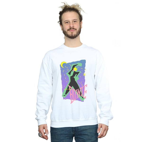 David Bowie Mens Moonlight Dance Sweatshirt