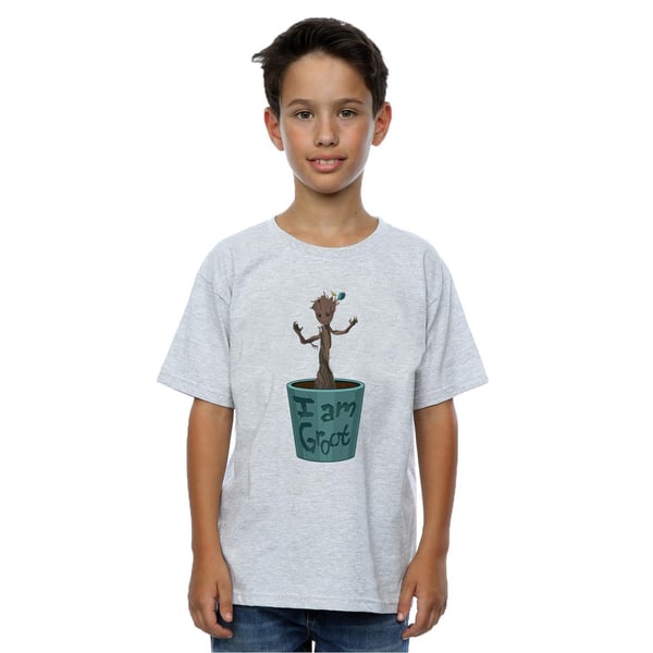 Marvel Boys Guardians Of The Galaxy Groot Flower Pot T-Shirt