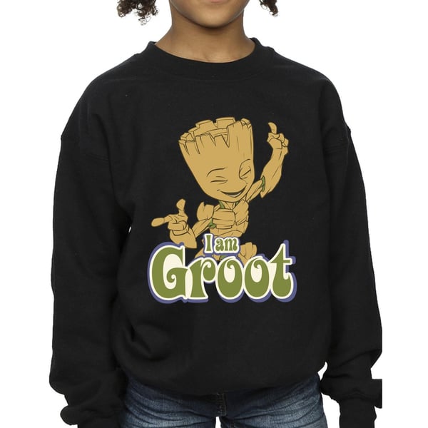 Guardians Of The Galaxy Girls Groot Dancing Sweatshirt