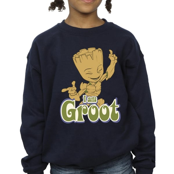 Guardians Of The Galaxy Girls Groot Dancing Sweatshirt