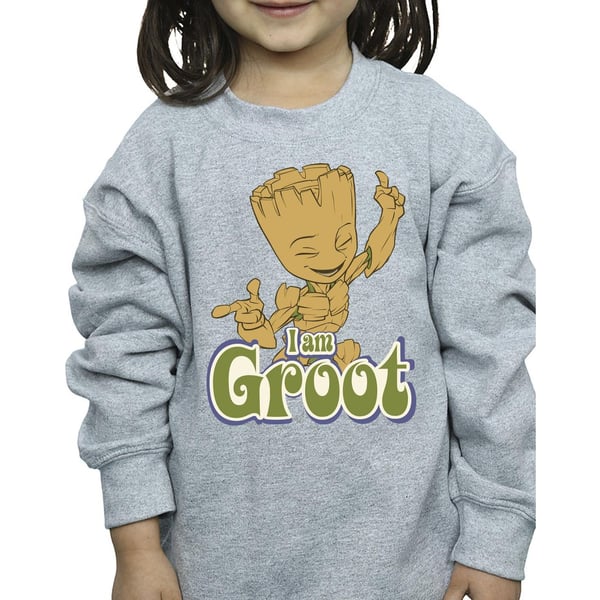 Guardians Of The Galaxy Girls Groot Dancing Sweatshirt