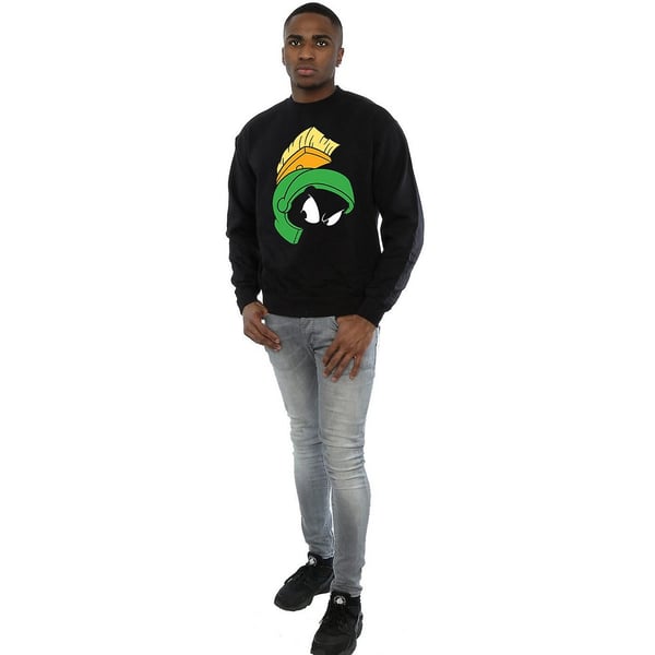 Looney Tunes Mens Marvin The Martian Face Sweatshirt