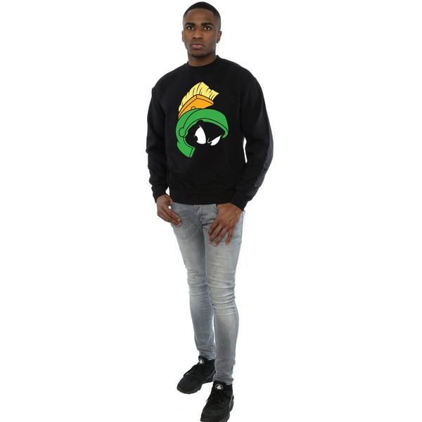 Looney Tunes Mens Marvin The Martian Face Sweatshirt
