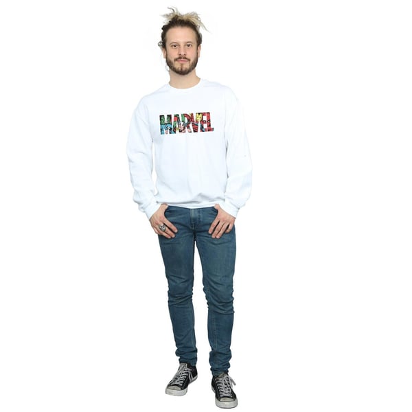 Marvel Comics Herr Infill Logotyp Tröja