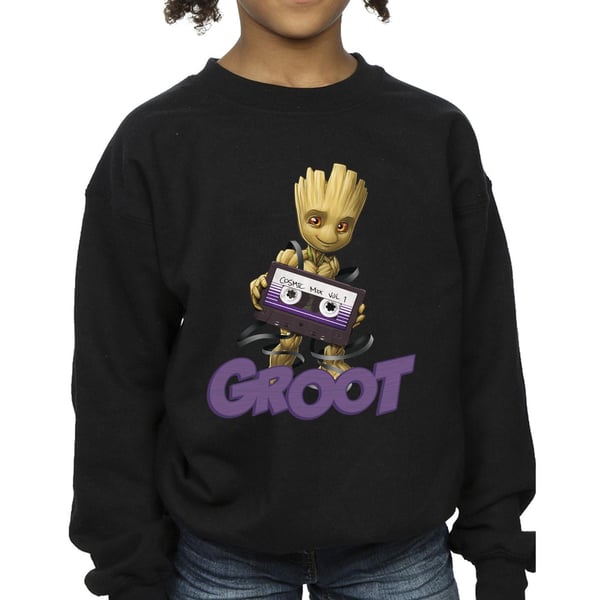 Guardians Of The Galaxy Girls Groot Casette Sweatshirt