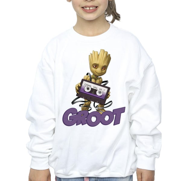 Guardians Of The Galaxy Girls Groot Casette Sweatshirt