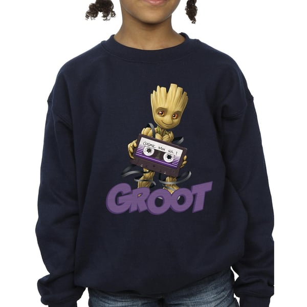 Guardians Of The Galaxy Girls Groot Casette Sweatshirt