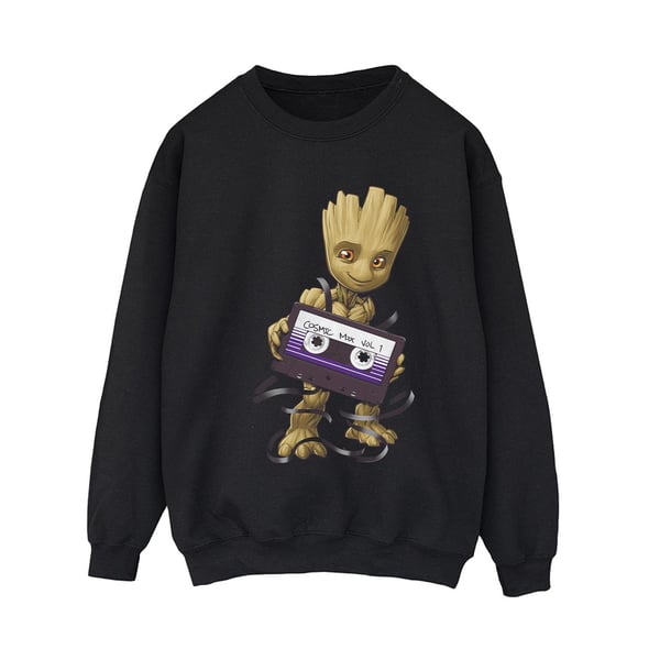Marvel Womens/Ladies Guardians Of The Galaxy Groot Cosmic Tape Sweatshirt