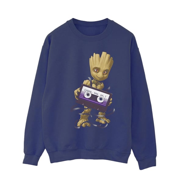 Marvel Womens/Ladies Guardians Of The Galaxy Groot Cosmic Tape Sweatshirt