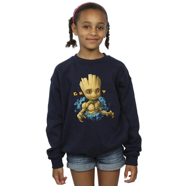 Guardians Of The Galaxy Girls Groot Flowers Sweatshirt