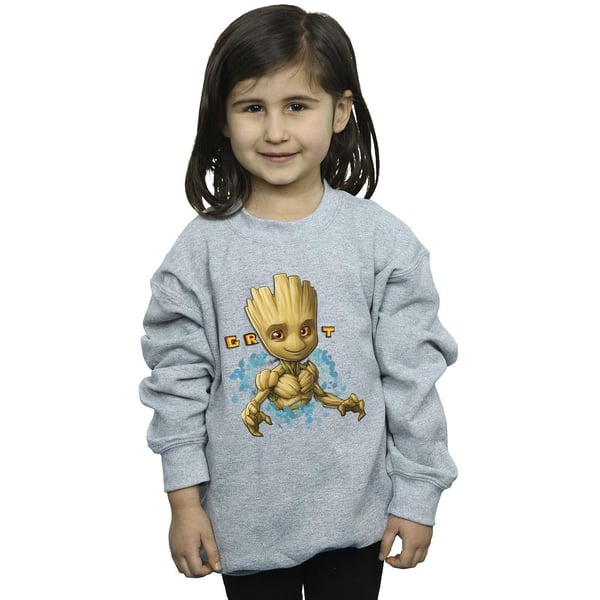 Guardians Of The Galaxy Girls Groot Flowers Sweatshirt