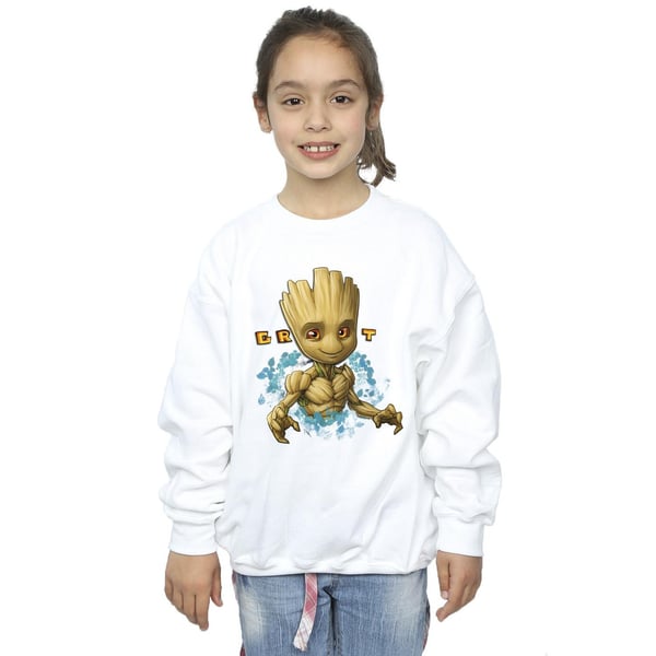 Guardians Of The Galaxy Girls Groot Flowers Sweatshirt