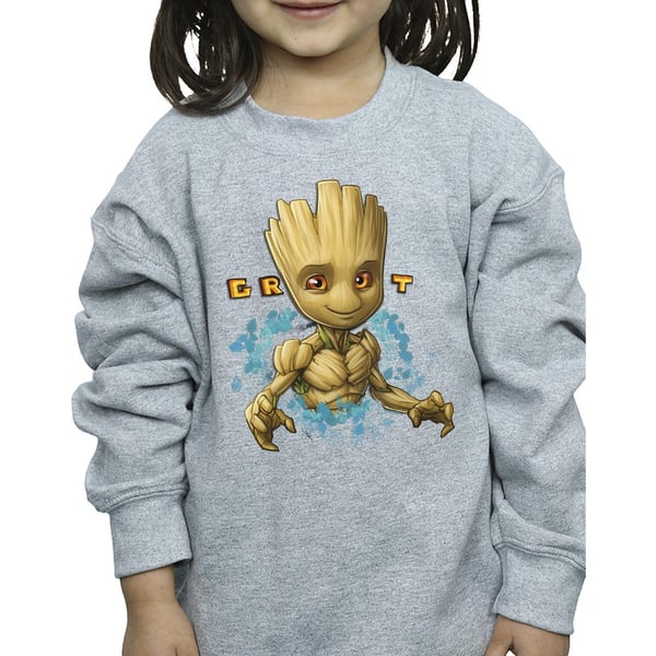 Guardians Of The Galaxy Girls Groot Flowers Sweatshirt
