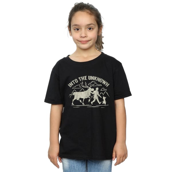 Disney Girls Frozen 2 Into The Unknown Cotton T-Shirt