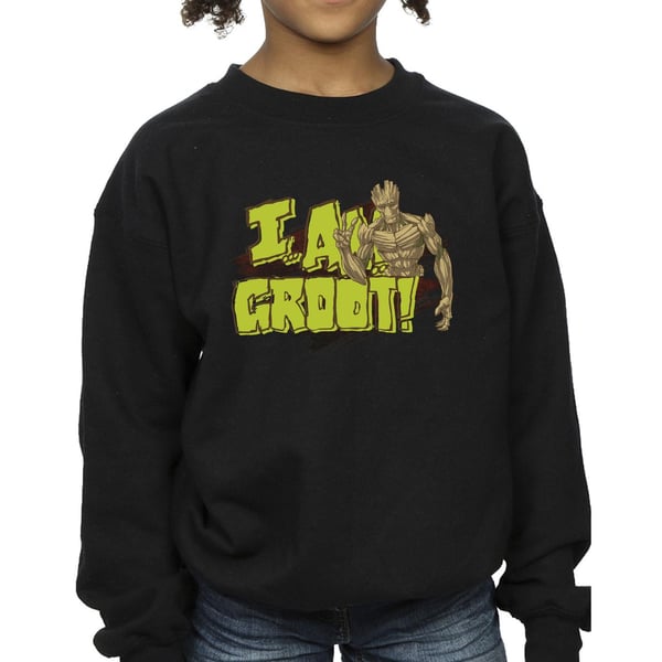 Guardians Of The Galaxy Girls I Am Groot Sweatshirt