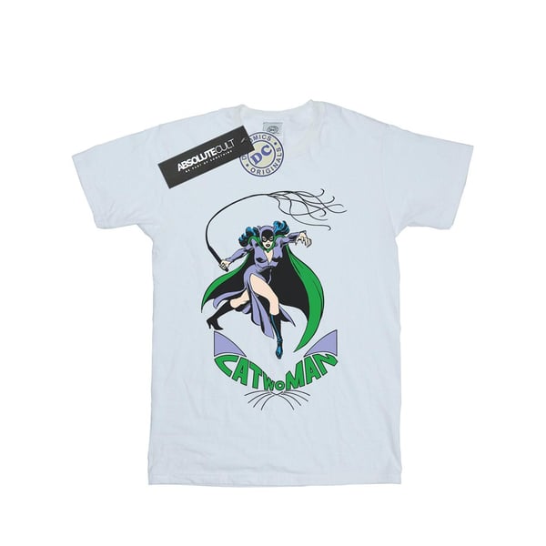 DC Comics Womens/Ladies Catwoman Whip Cotton Boyfriend T-Shirt