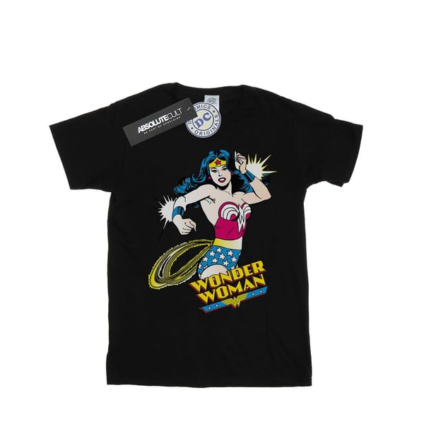 DC Comics Womens/Ladies Wonder Woman Lasso Cotton Boyfriend T-Shirt