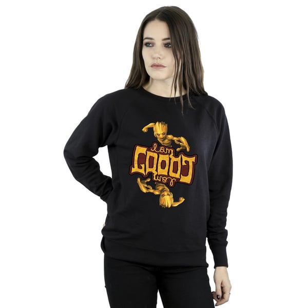Marvel Womens/Ladies Guardians Of The Galaxy Groot Inverted Grain Sweatshirt
