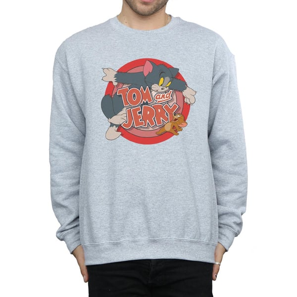 Tom and Jerry Mens Classic Catch Sweatshirt