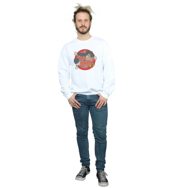 Tom and Jerry Mens Classic Catch Sweatshirt