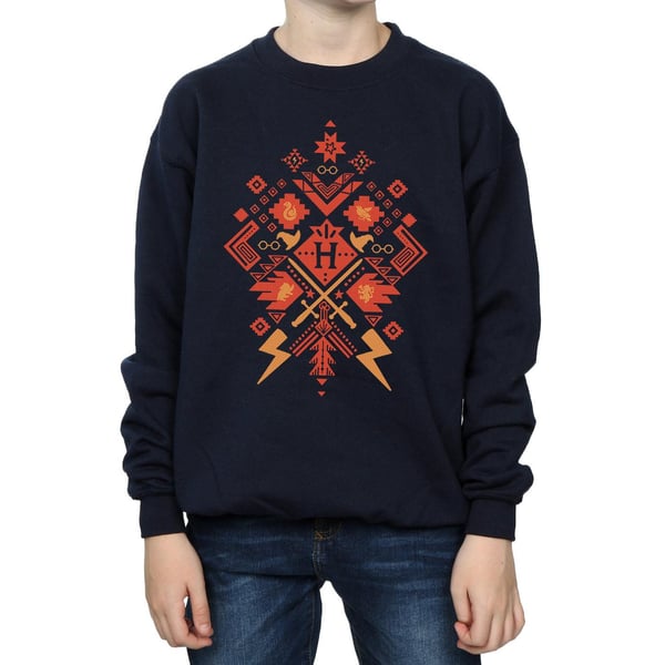 Harry Potter Boys Christmas Fair Isle Sweatshirt