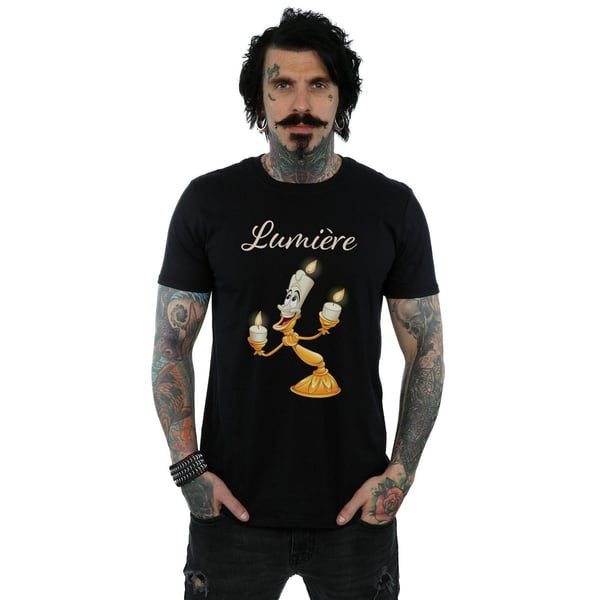Disney Mens Beauty And The Beast Be Our Guest T-Shirt