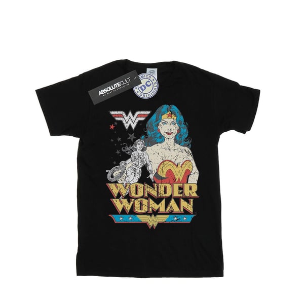 DC Comics Womens/Ladies Wonder Woman Posing Cotton Boyfriend T-Shirt