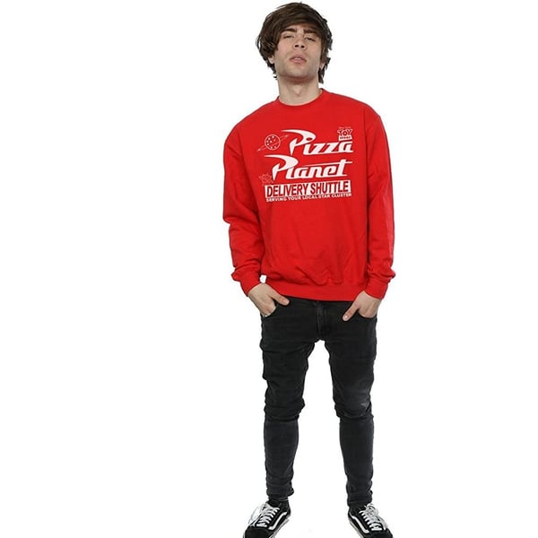Toy Story Mens Pizza Planet Logo Sweatshirt