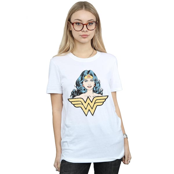 DC Comics Womens/Ladies Wonder Woman Gaze Cotton Boyfriend T-Shirt
