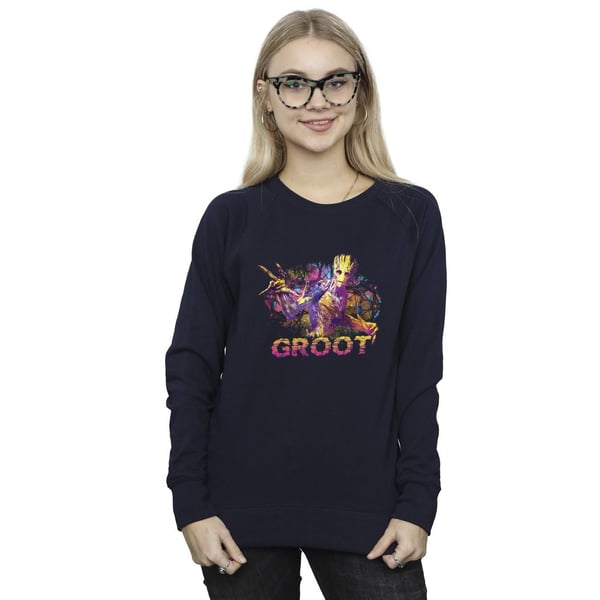 Marvel Womens/Ladies Guardians Of The Galaxy Abstract Groot Sweatshirt
