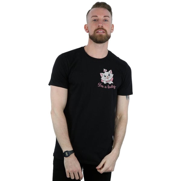 Disney Mens Aristocats Marie I´m A Lady Breast Print T-Shirt