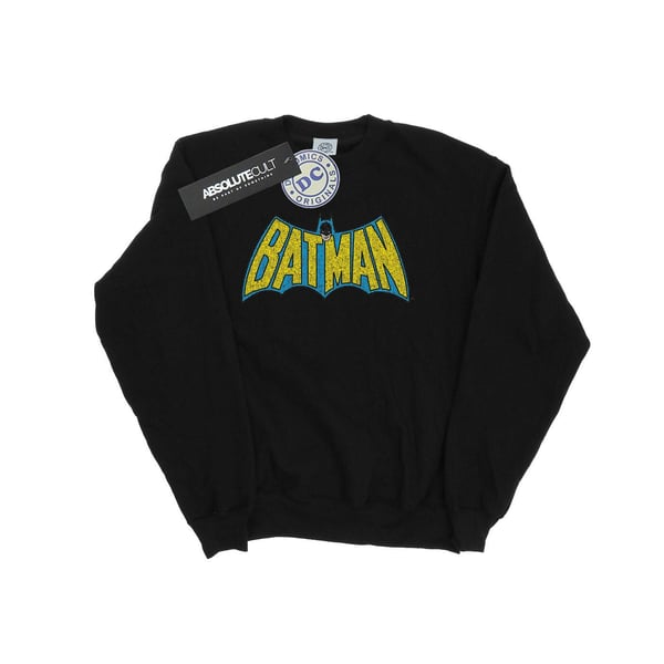DC Comics Herr Batman Crackle Logo Tröja