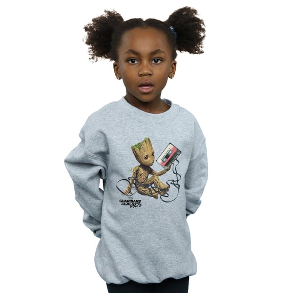 Marvel Girls Guardians Of The Galaxy Groot Tape Sweatshirt
