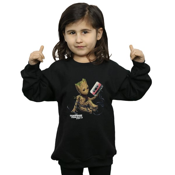 Marvel Girls Guardians Of The Galaxy Groot Tape Sweatshirt