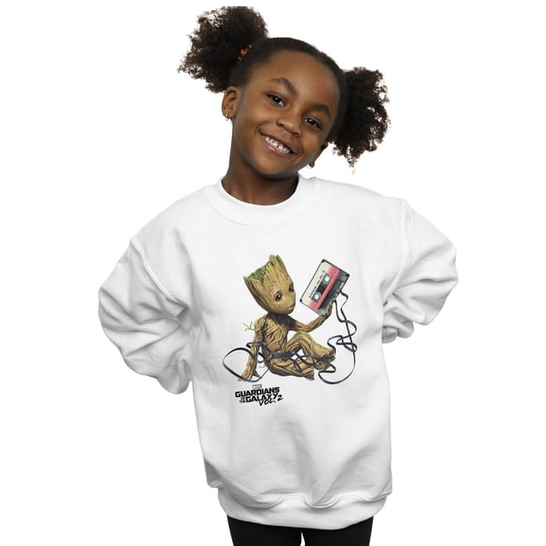 Marvel Girls Guardians Of The Galaxy Groot Tape Sweatshirt