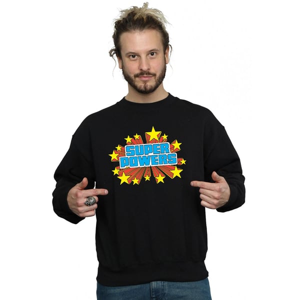 DC Comics Herr Super Powers Logotyp Tröja