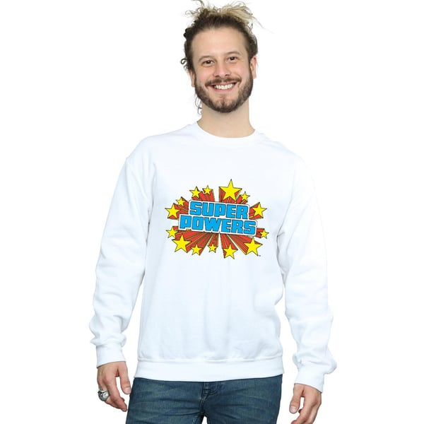 DC Comics Herr Super Powers Logotyp Tröja