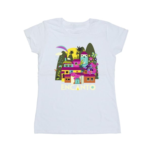 Disney Womens/Ladies Encanto Many Houses Cotton T-Shirt