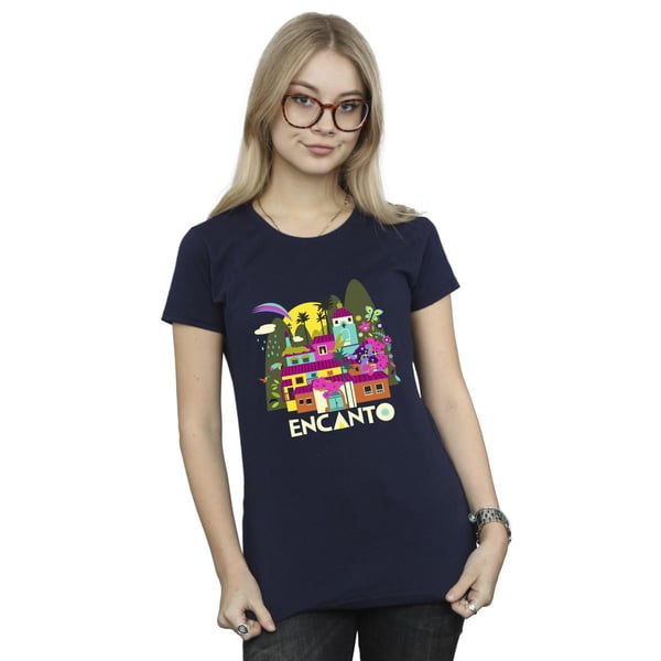 Disney Womens/Ladies Encanto Many Houses Cotton T-Shirt